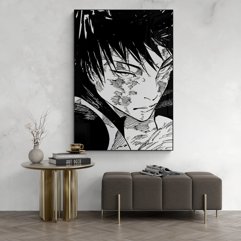 Maki Zenin 'Black and White' Canvas
