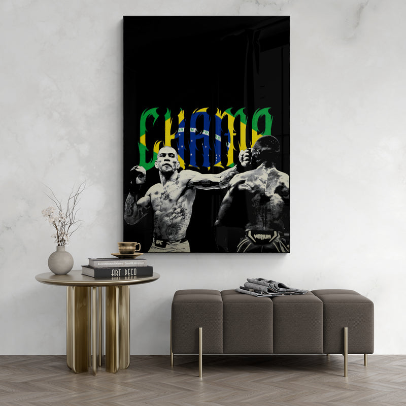 Alex Pereira 'Brazil' Canvas
