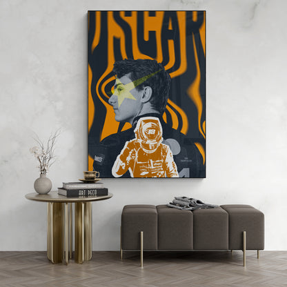 Oscar Piastri 'Star' Canvas