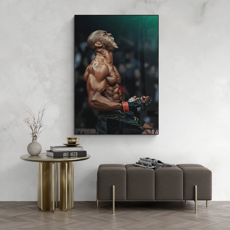 Kamaru Usman 'On Top' Canvas