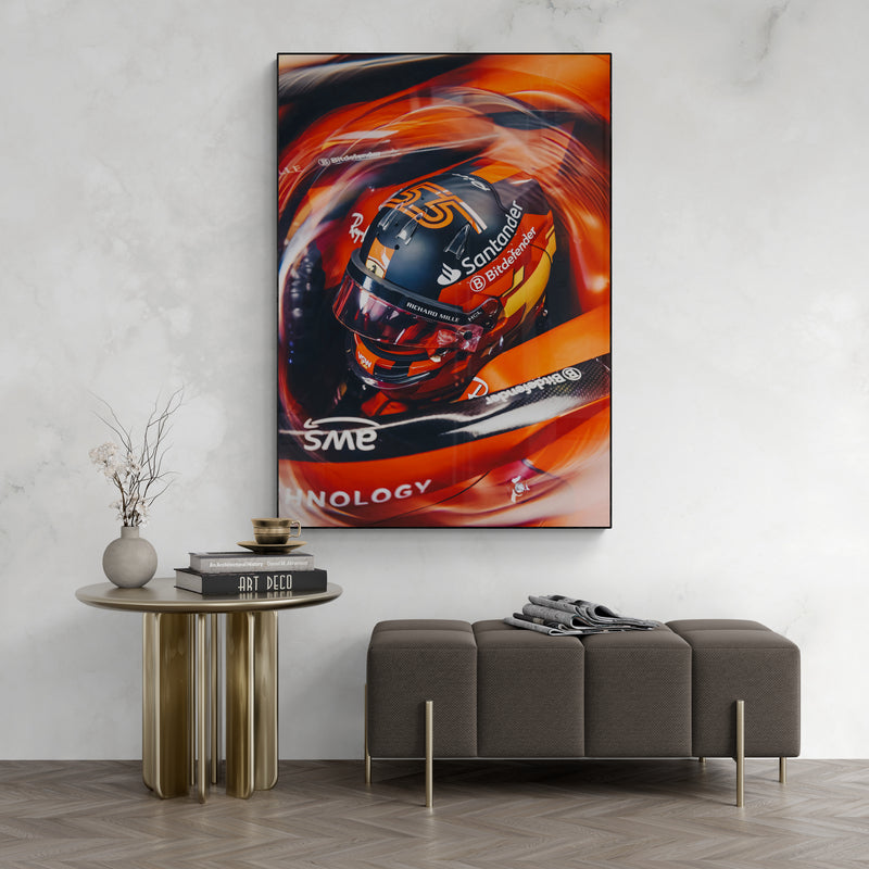 Carlos Sainz 'Motion' Canvas