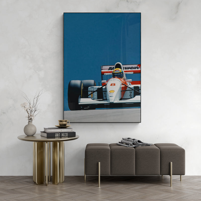 Ayrton Senna 'Blue' Canvas