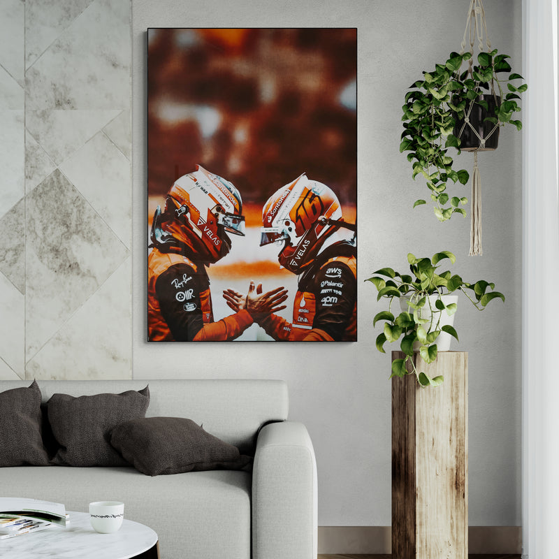 Leclerc and Sainz '2022' Canvas