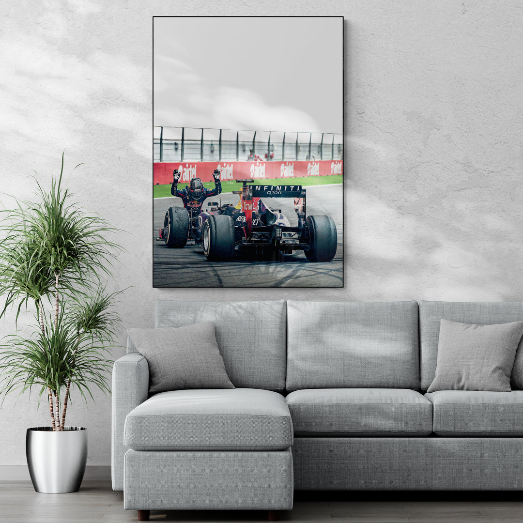 Sebastian Vettel 'Praise' Canvas