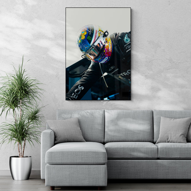 Lewis Hamilton 'View' Canvas
