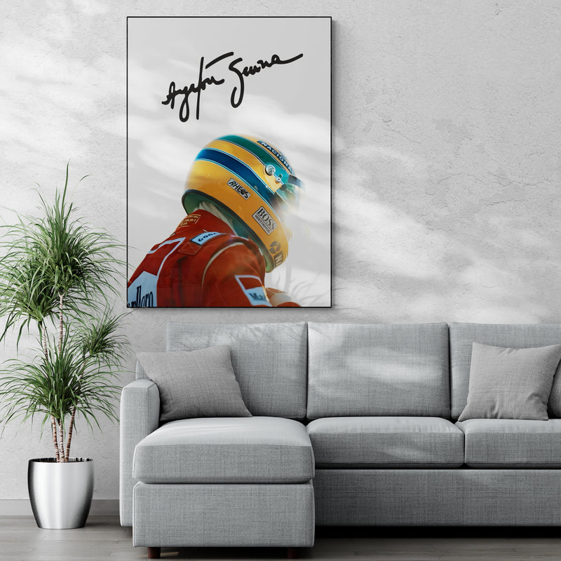 Ayrton Senna 'Sun' Canvas