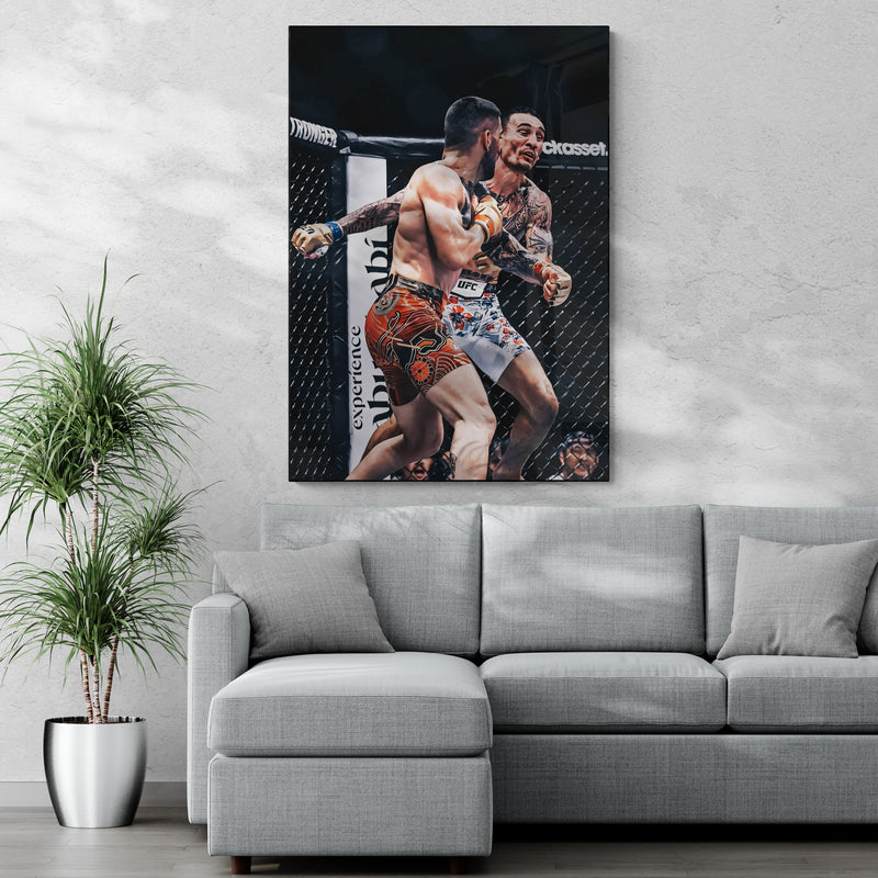 Ilia Topuria, Max Holloway '308' Canvas