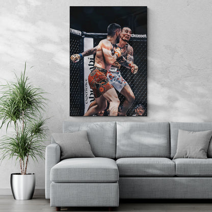 Ilia Topuria, Max Holloway '308' Canvas