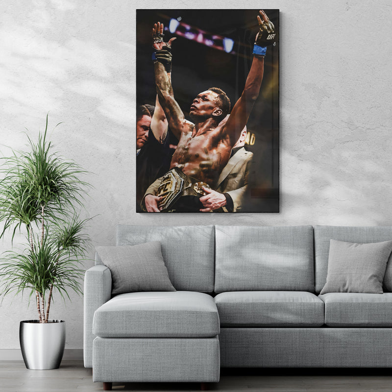 Izzy Adesanya 'Victory' Canvas