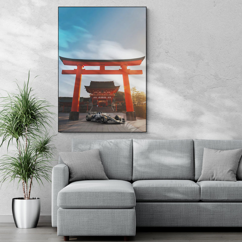 Yuki Tsunoda 'Fushimi Shrine' Canvas