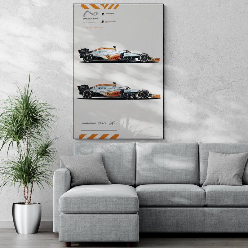 Ricciardo & Norris '2021 Season' McLaren Canvas
