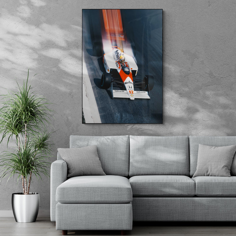 Ayrton Senna 'Fade' Canvas