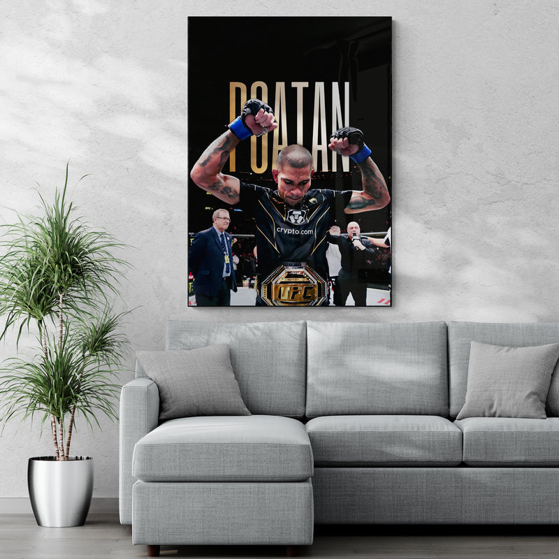 Alex Pereira 'Poatan' Canvas