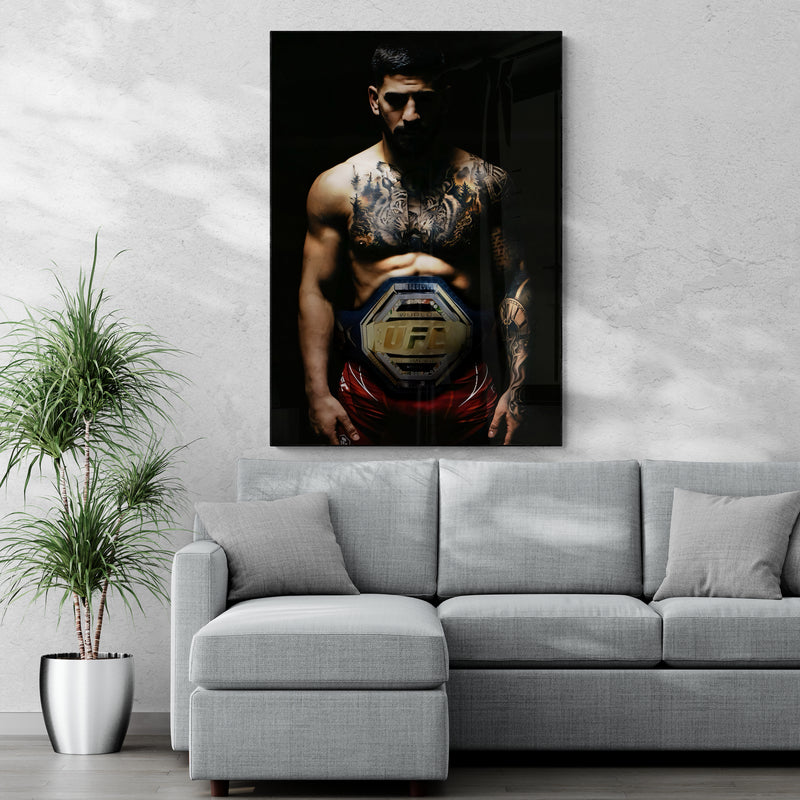 Ilia Topuria 'Shadow' Canvas