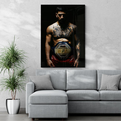 Ilia Topuria 'Shadow' Canvas