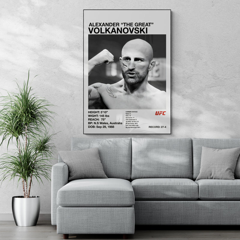 Alexander Volkanovski 'States' Canvas