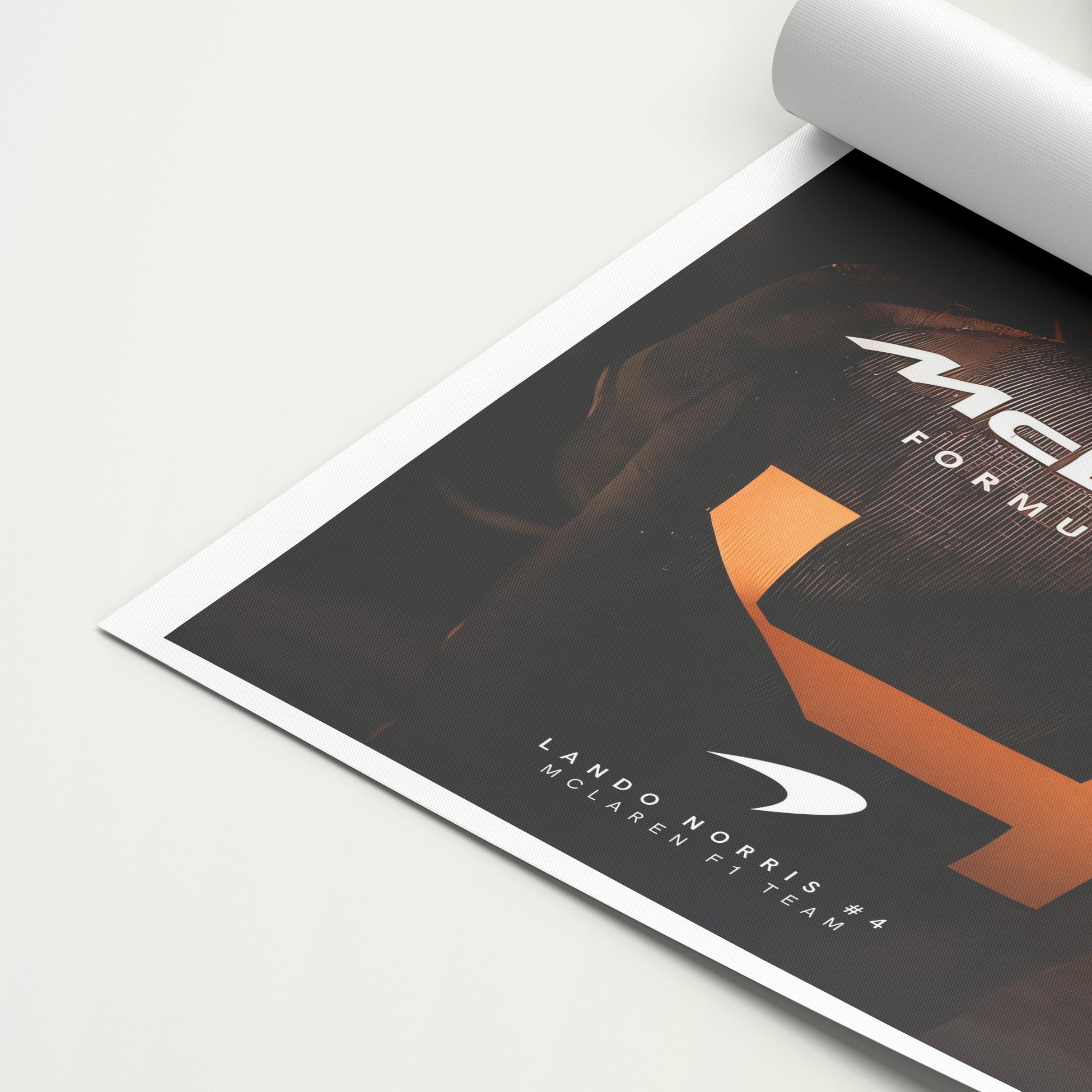 Lando Norris '#4' Canvas