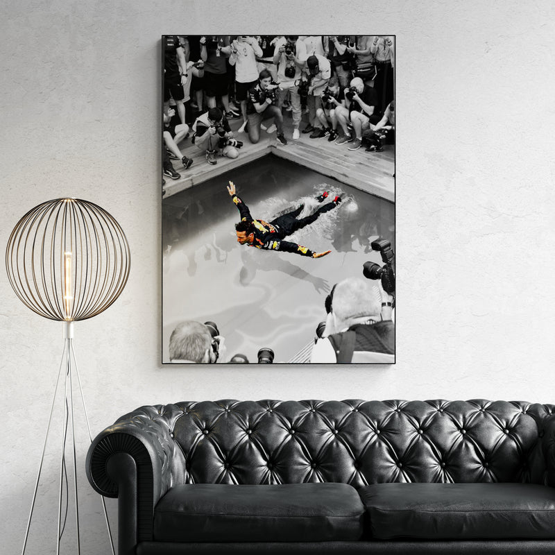 Daniel Ricciardo 'Monaco' Canvas