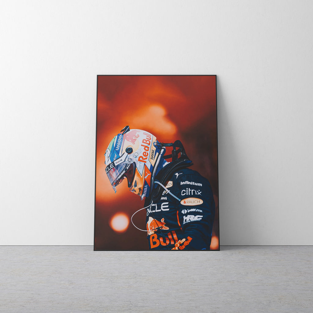 Sergio Perez 'Glow' Canvas
