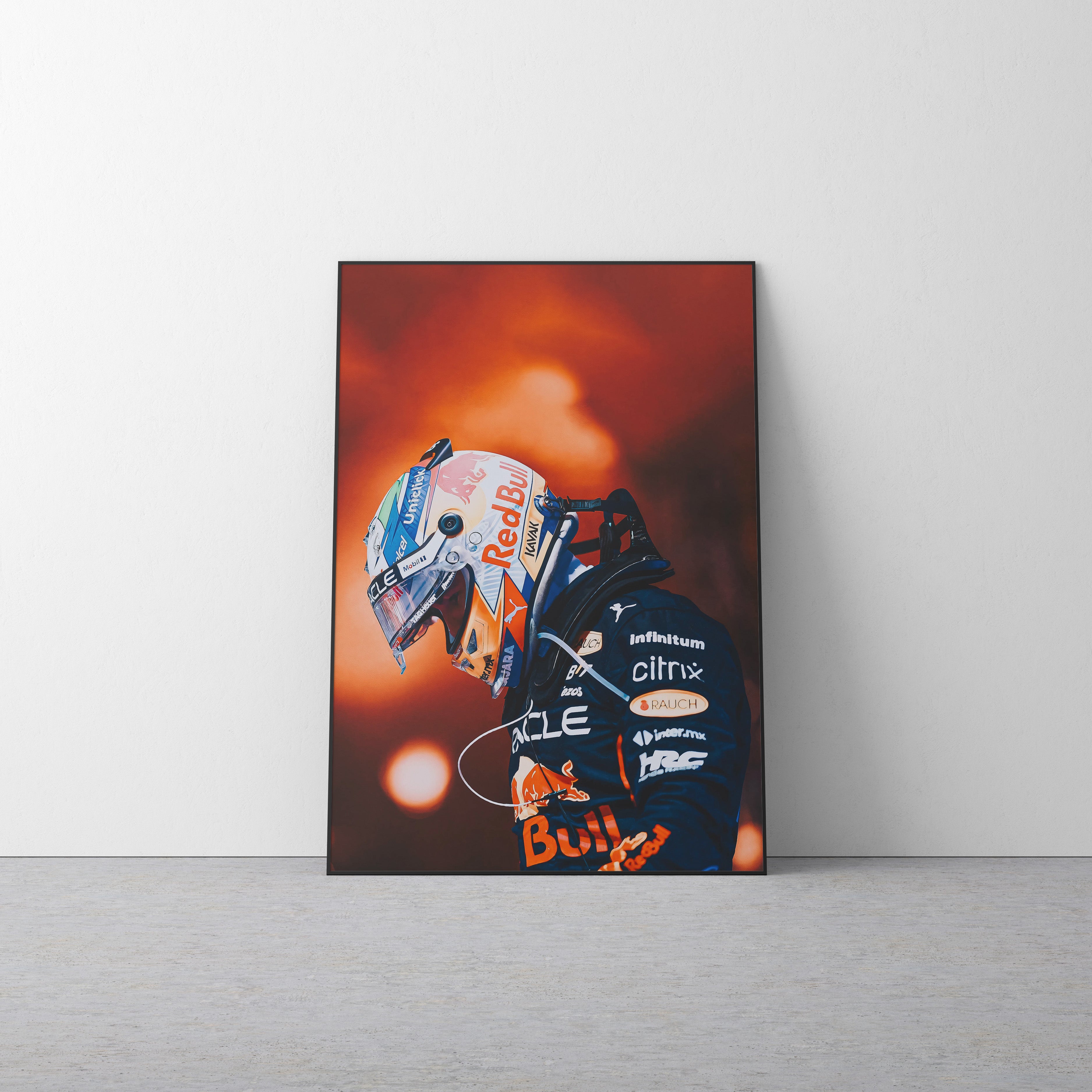 Sergio Perez 'Glow' Canvas