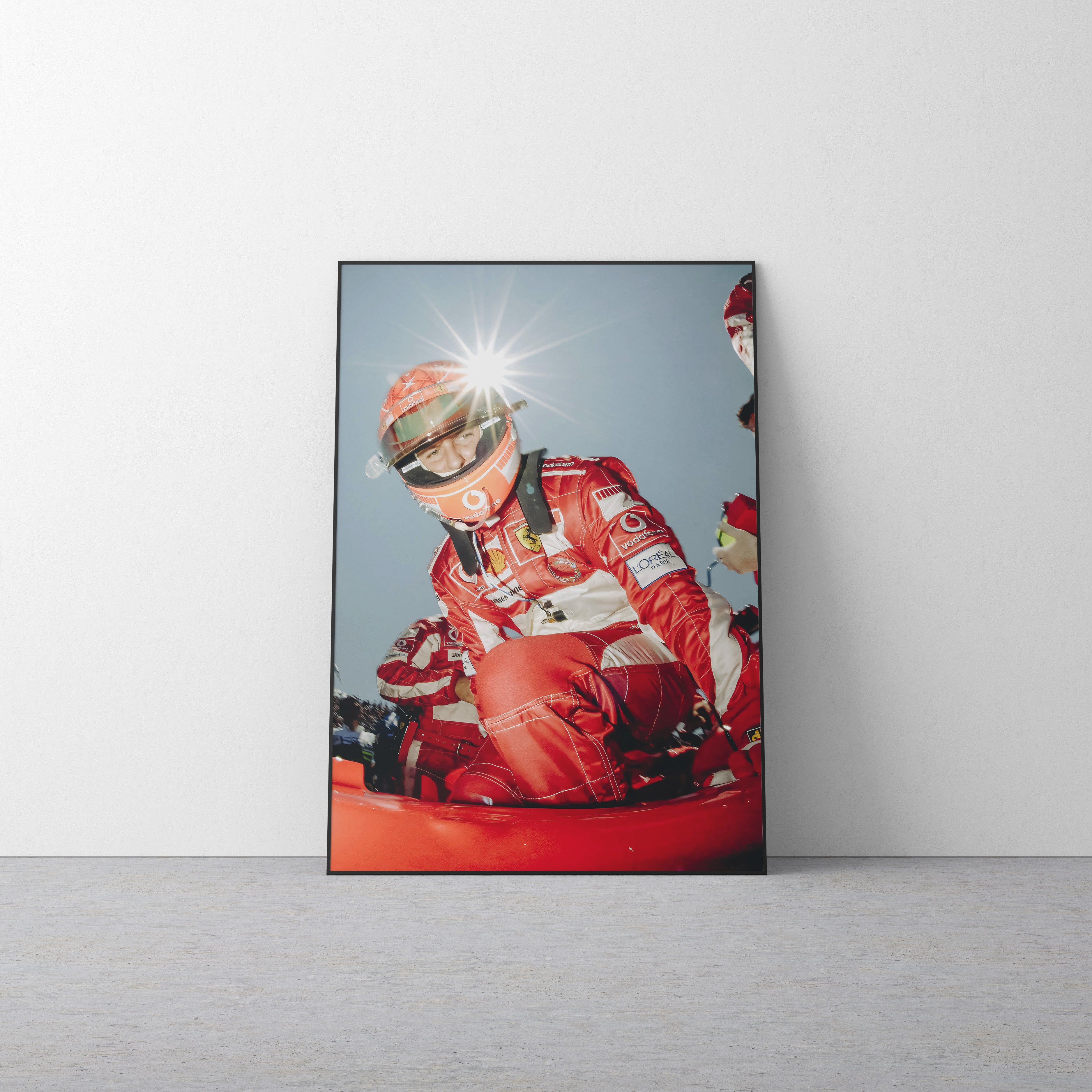 Michael Schumacher 'Red' Canvas