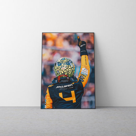 Lando Norris '4' Canvas