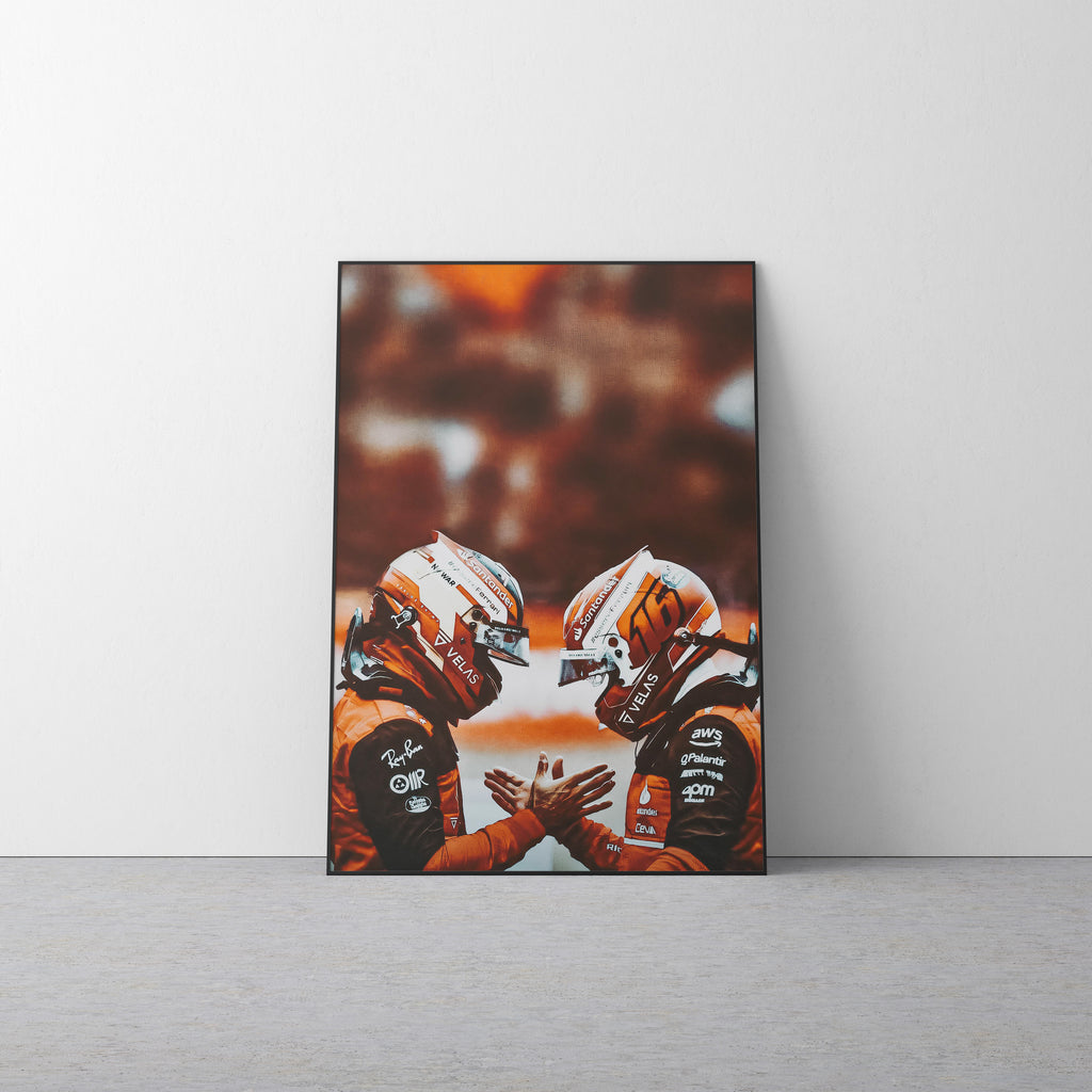 Leclerc and Sainz '2022' Canvas