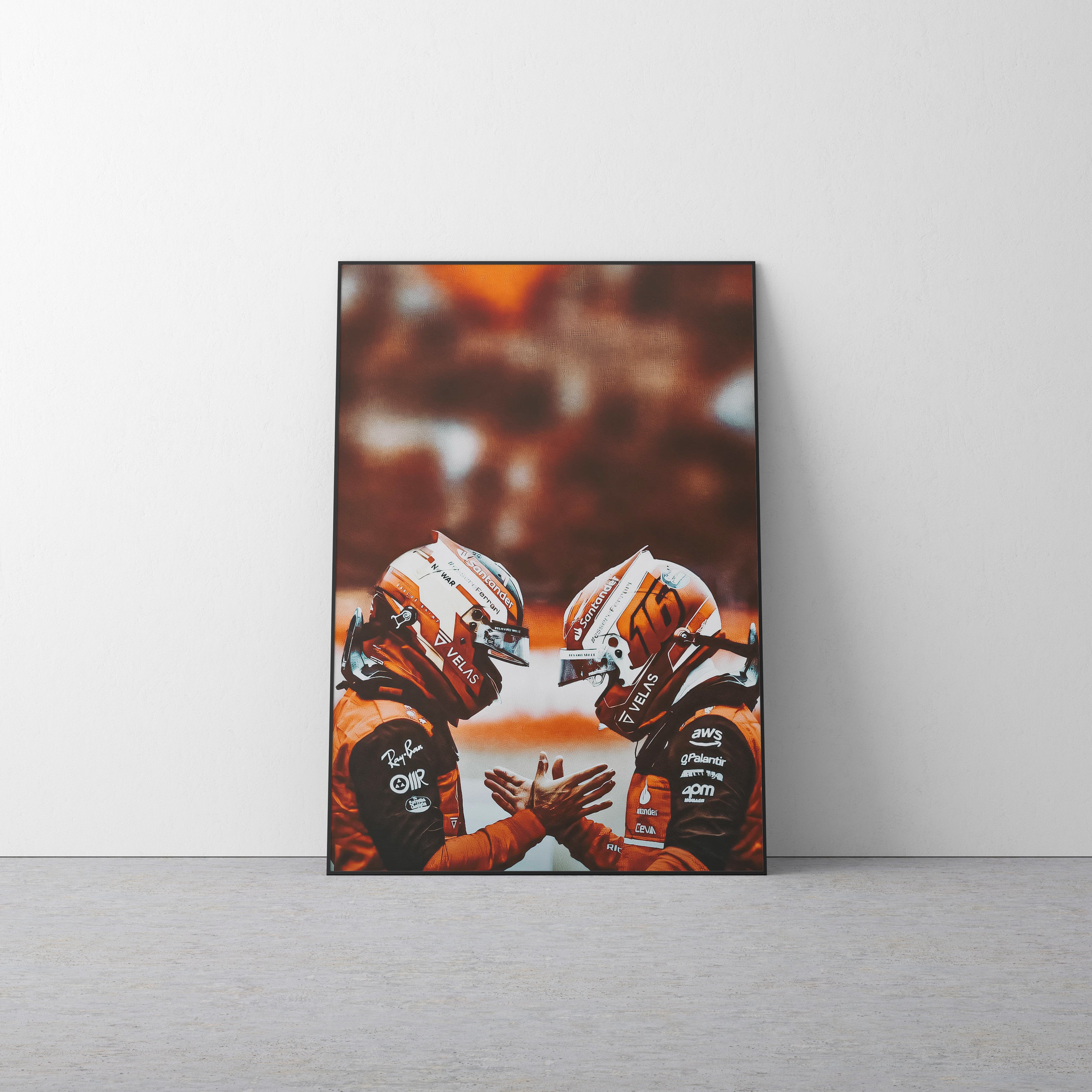 Leclerc and Sainz '2022' Canvas