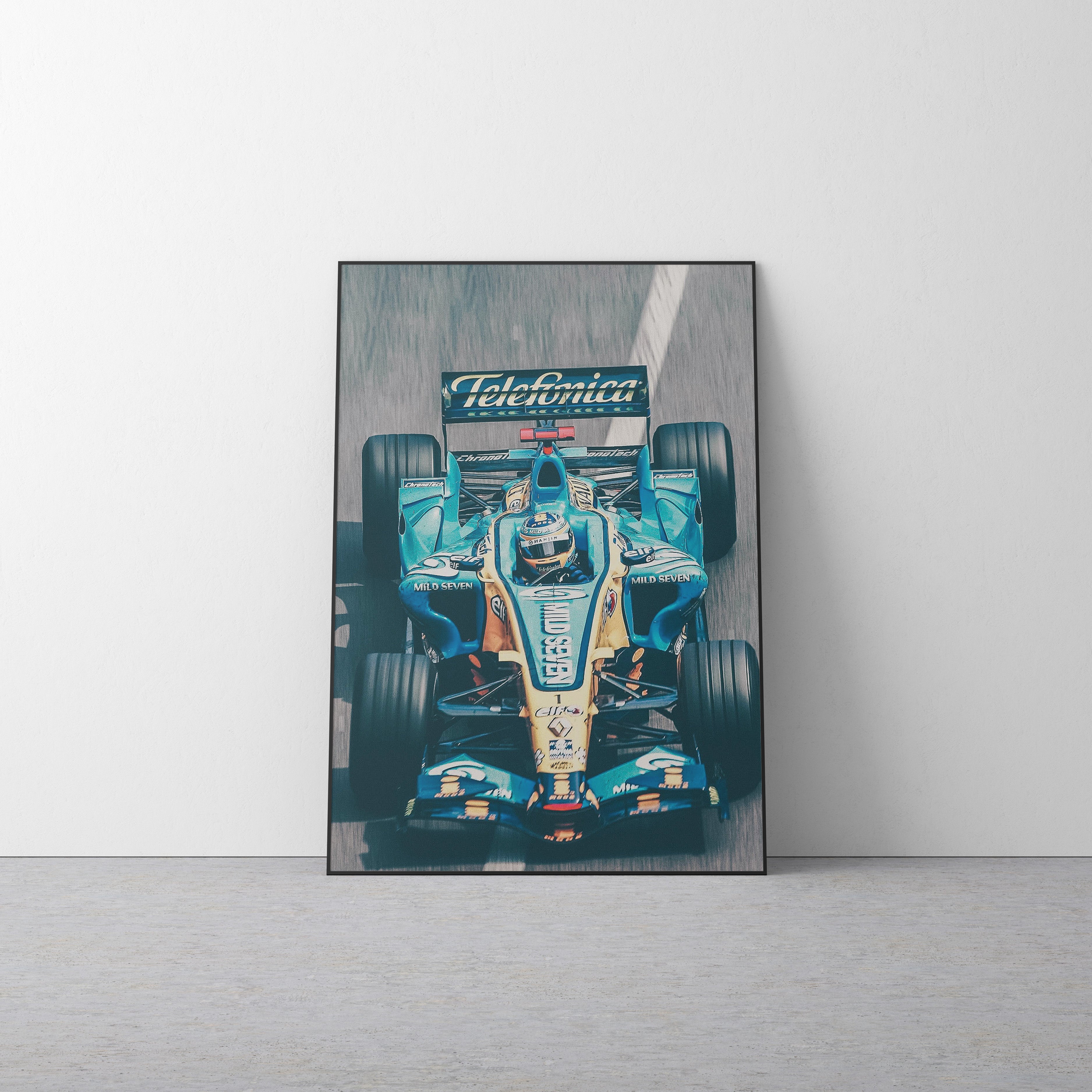 Fernando Alonso 'Renault 2006' Canvas