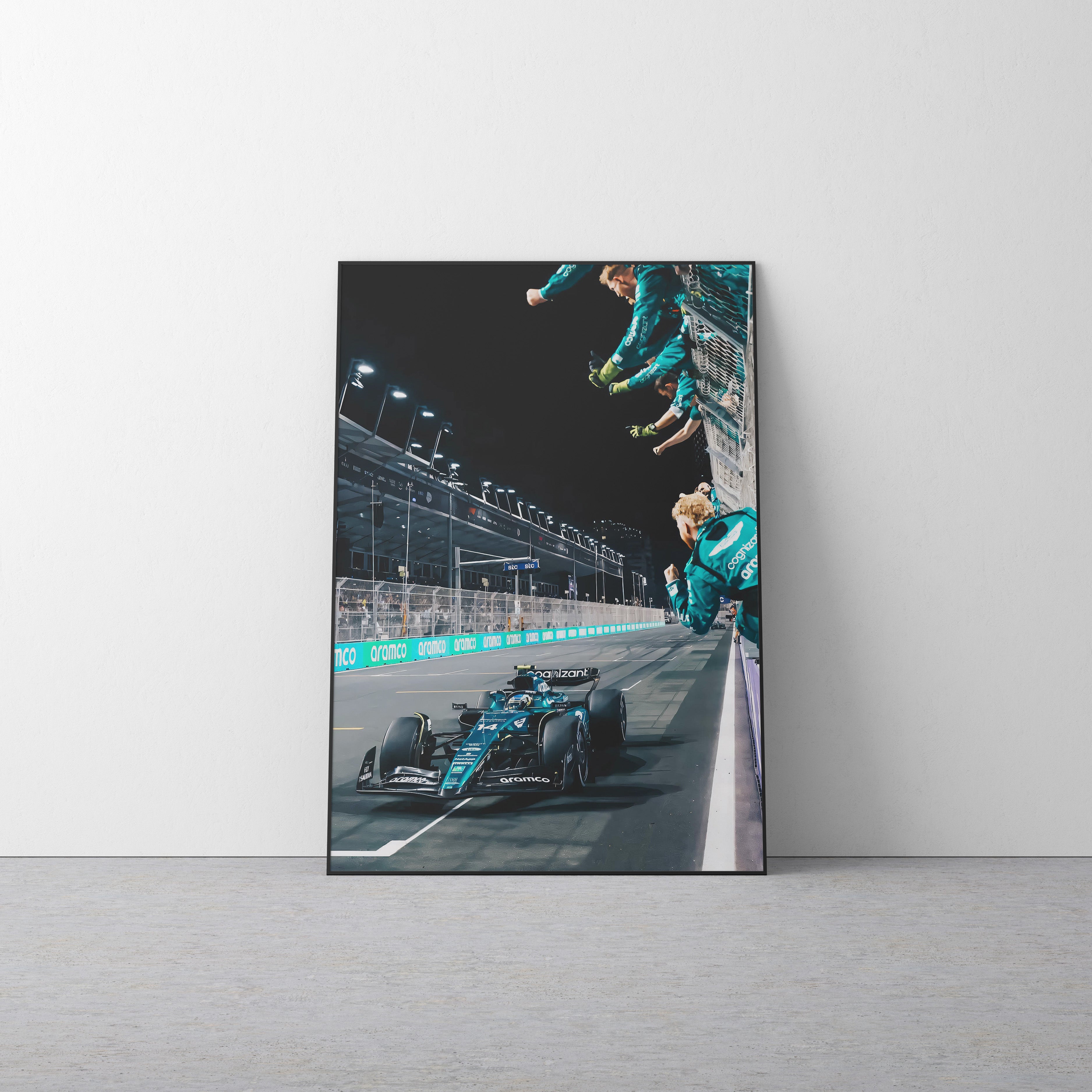 Aston Martin Aramco 'Fernando Alonso' Canvas