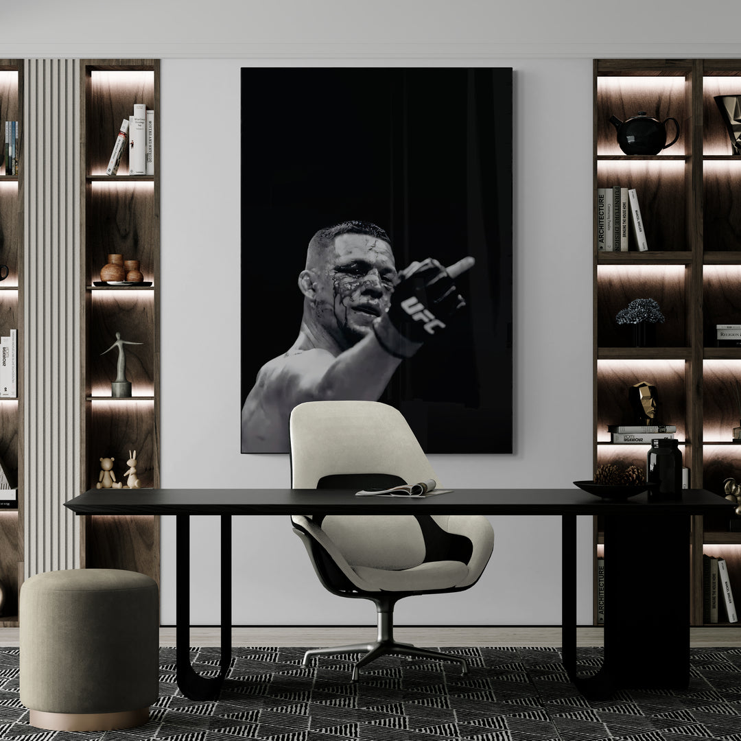 Nate Diaz 'Finger' Canvas