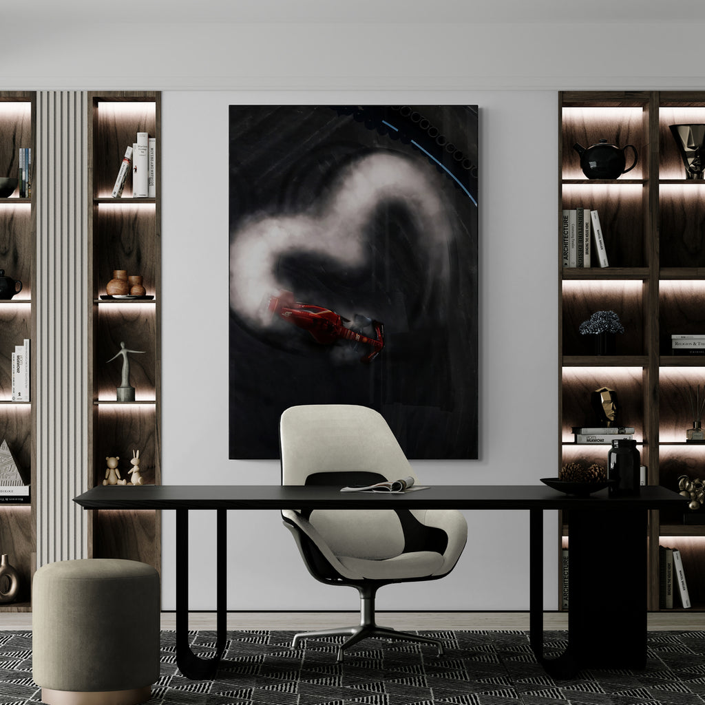 Charles Leclerc 'Heart' Canvas