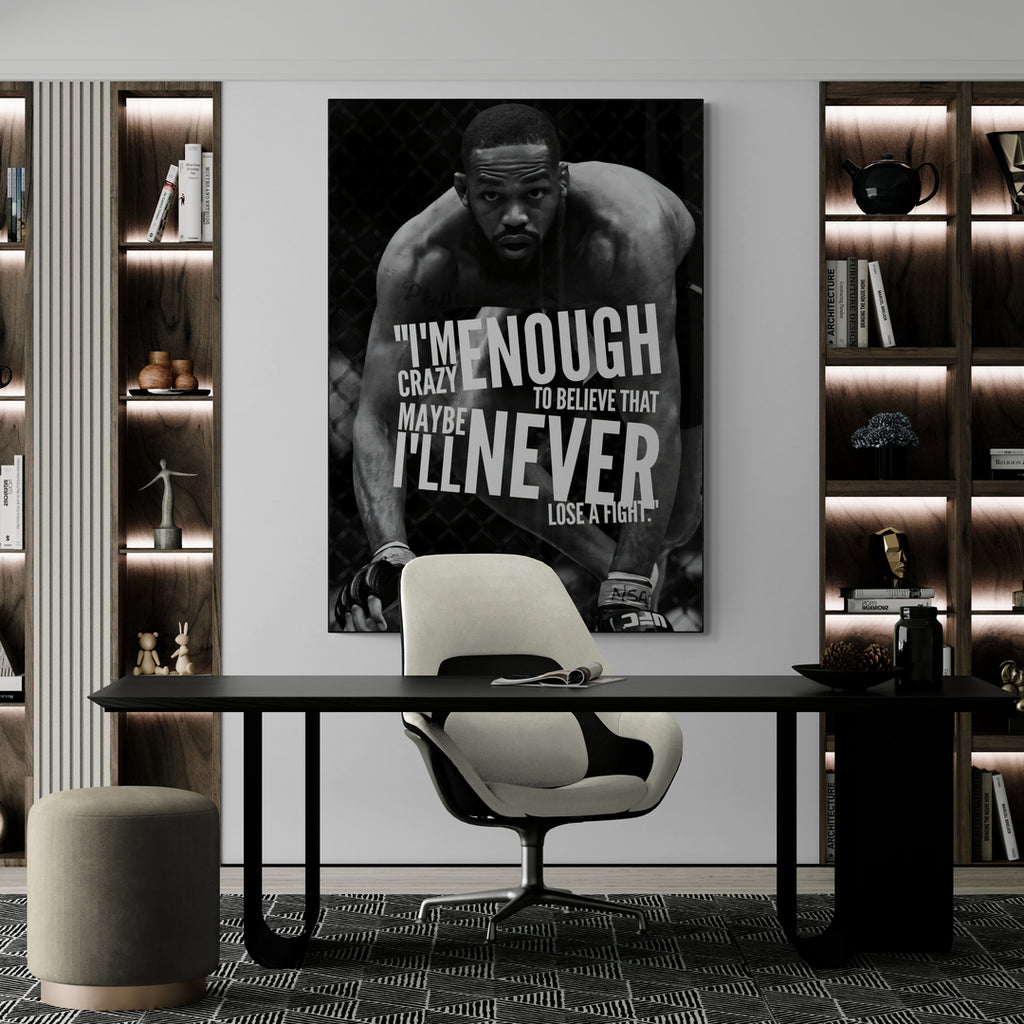 Jon Jones 'Crazy' Canvas