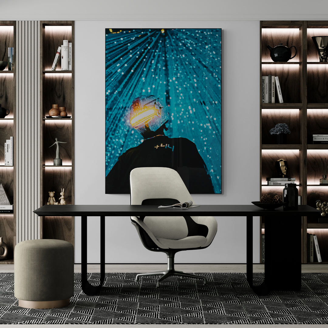 Lewis Hamilton 'Chrome' Canvas