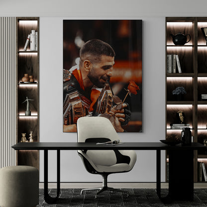 Ilia Topuria 'Rose' Canvas