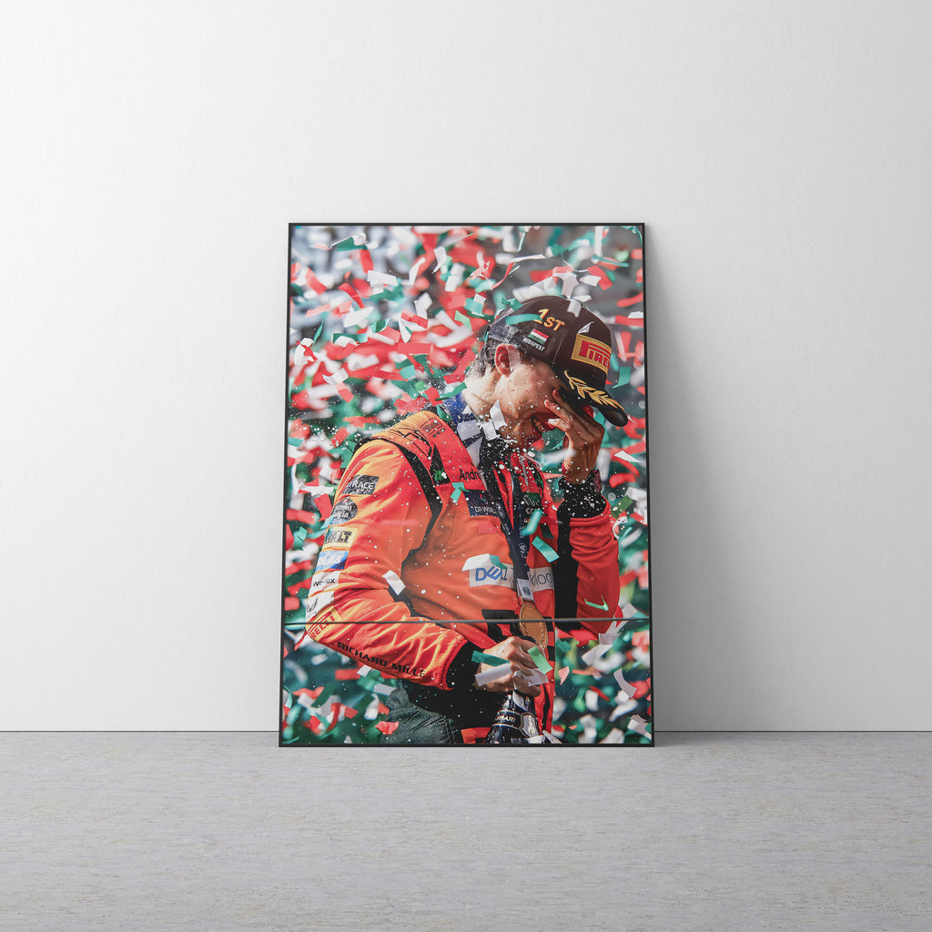 Oscar Piastri 'First' Canvas