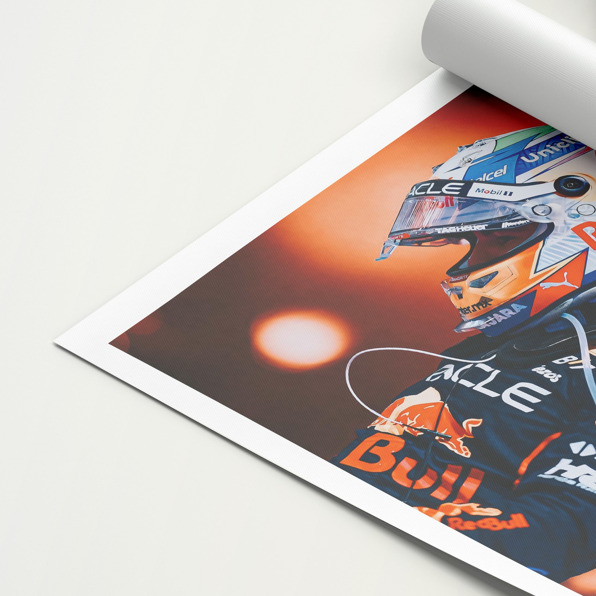 Sergio Perez 'Glow' Canvas