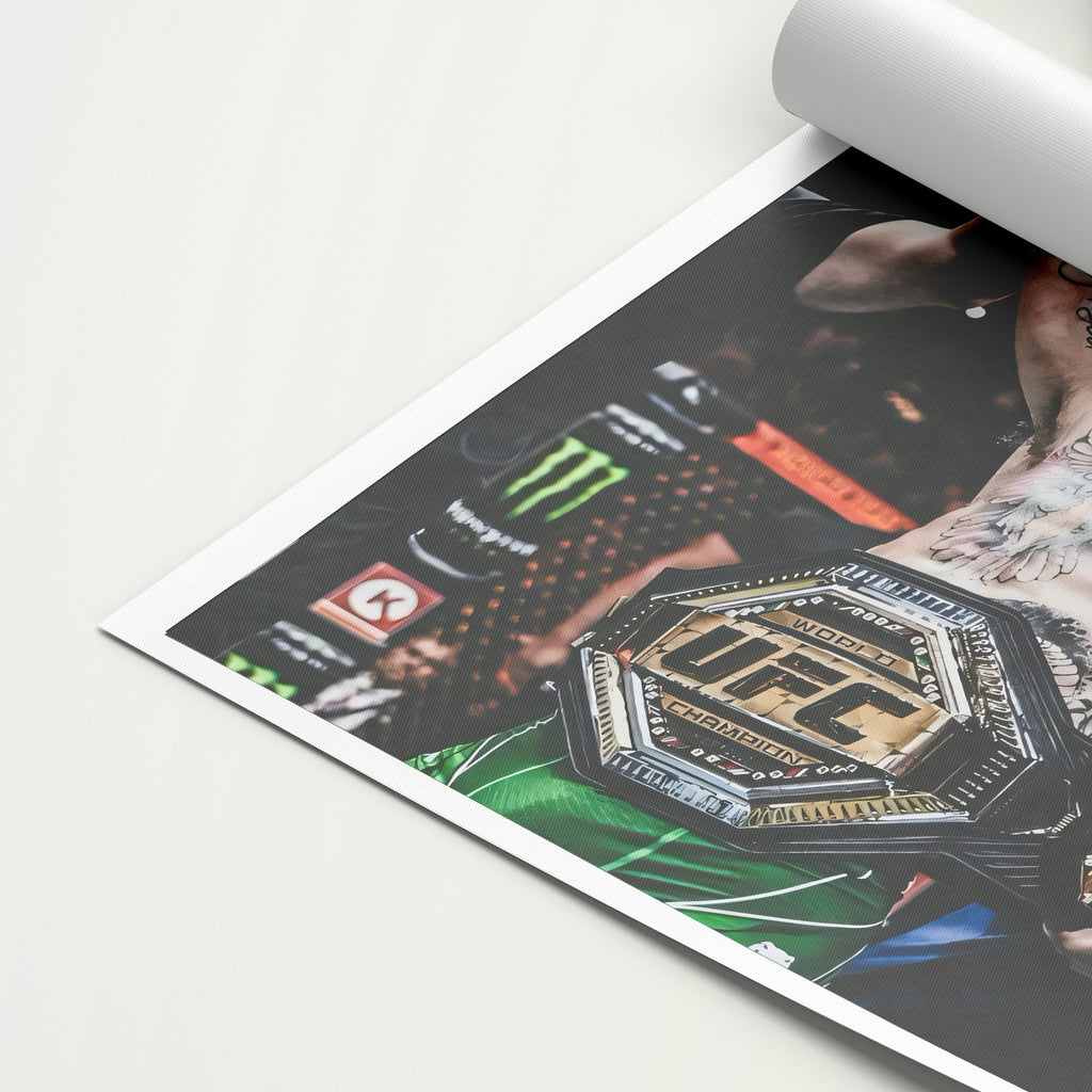 Sean O Malley 'Win' Canvas