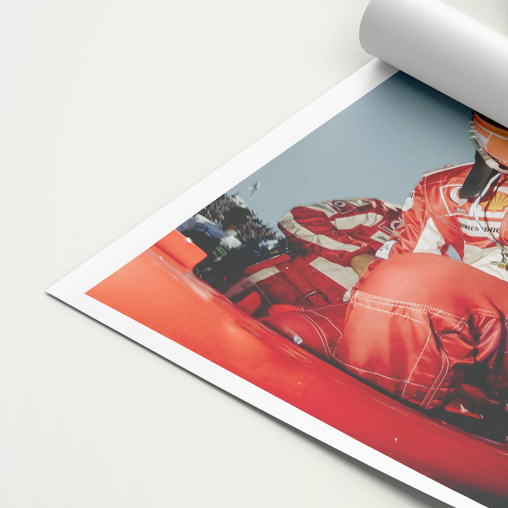 Michael Schumacher 'Red' Canvas