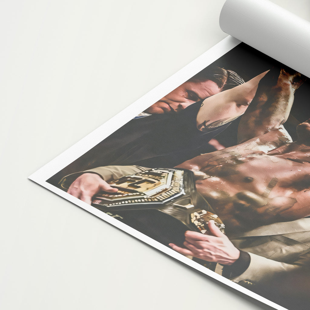 Izzy Adesanya 'Victory' Canvas