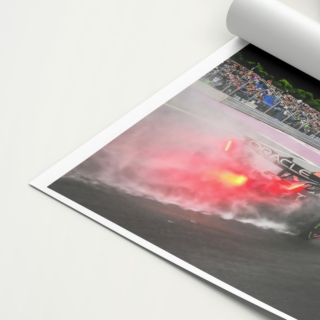 Max Verstappen 'Spa' Canvas