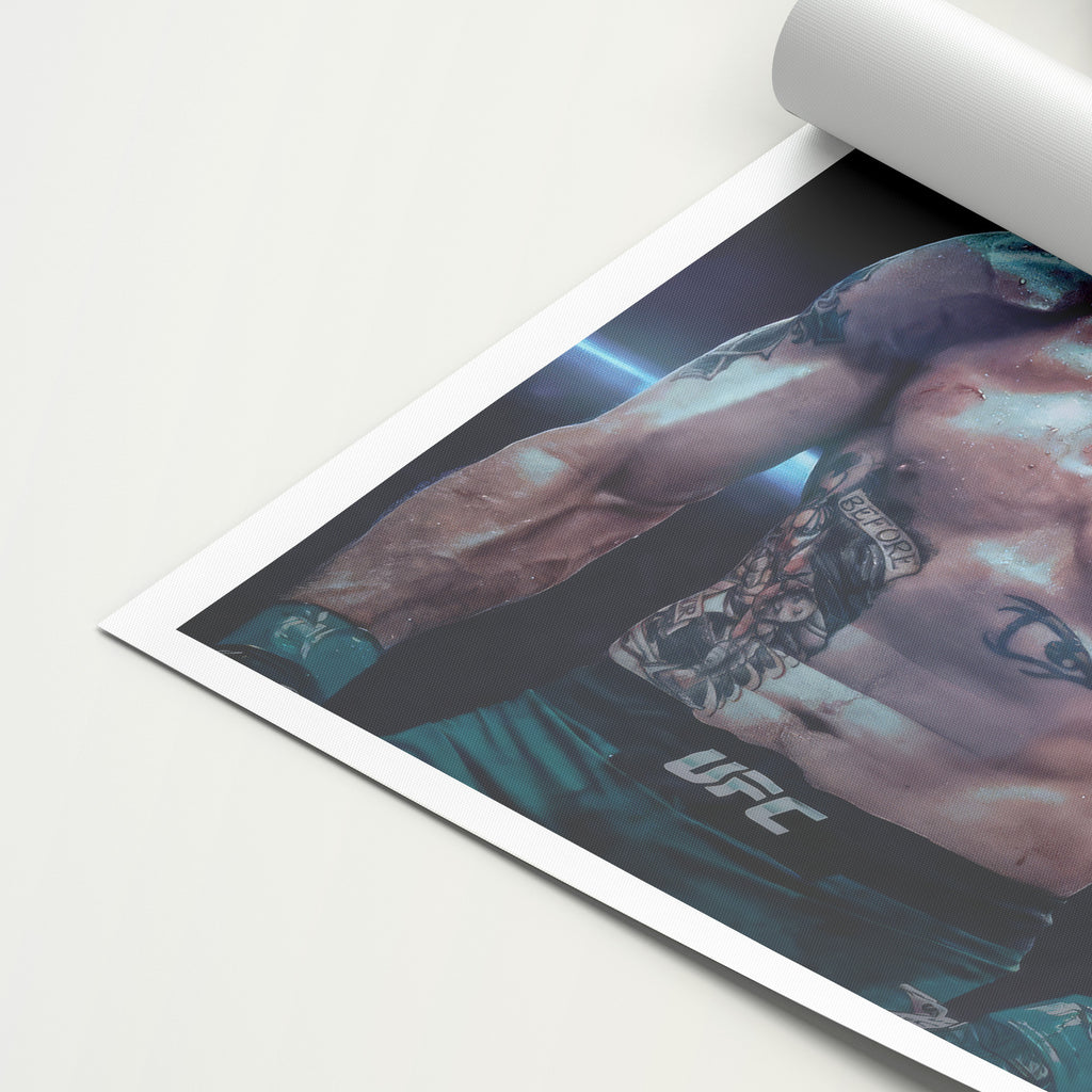 Justin Gaethje 'Chaos' Canvas