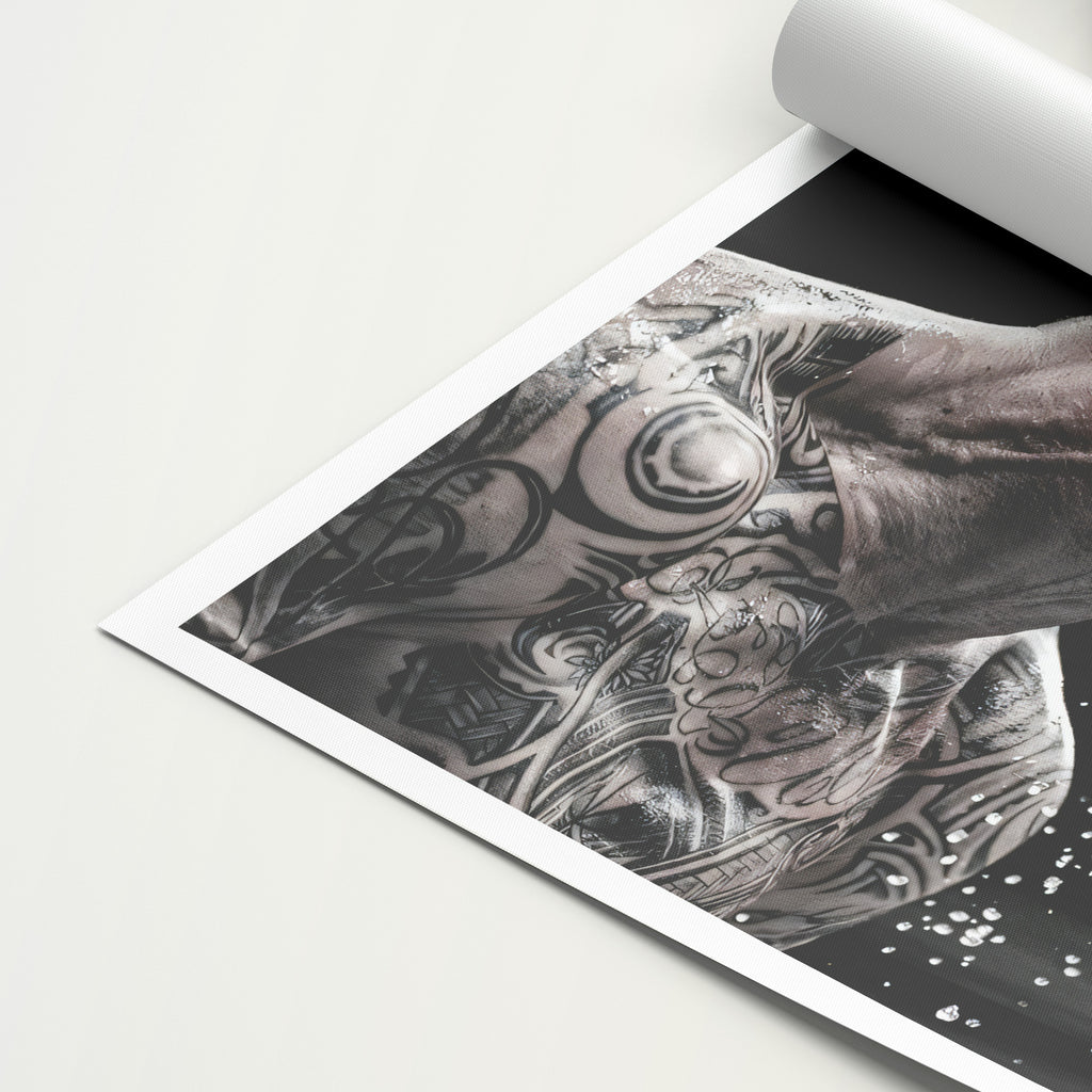 Max Holloway 'Drip' Canvas