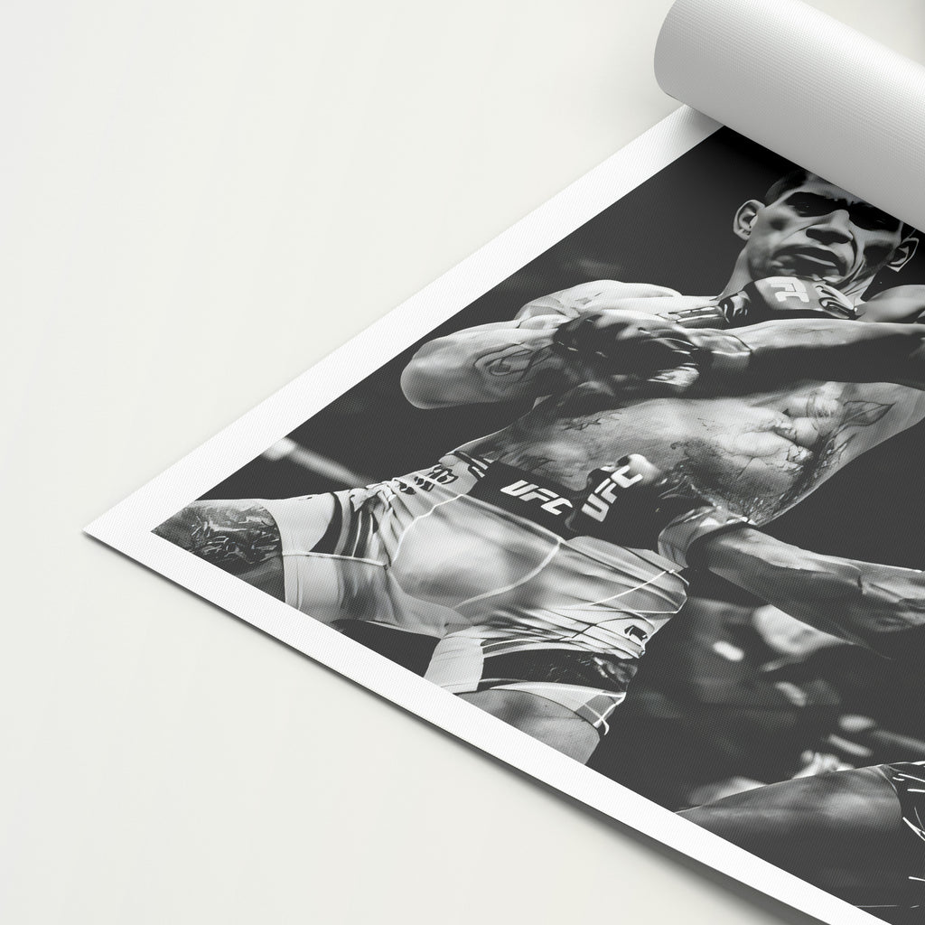 Alex Pereira 'Grit' Canvas