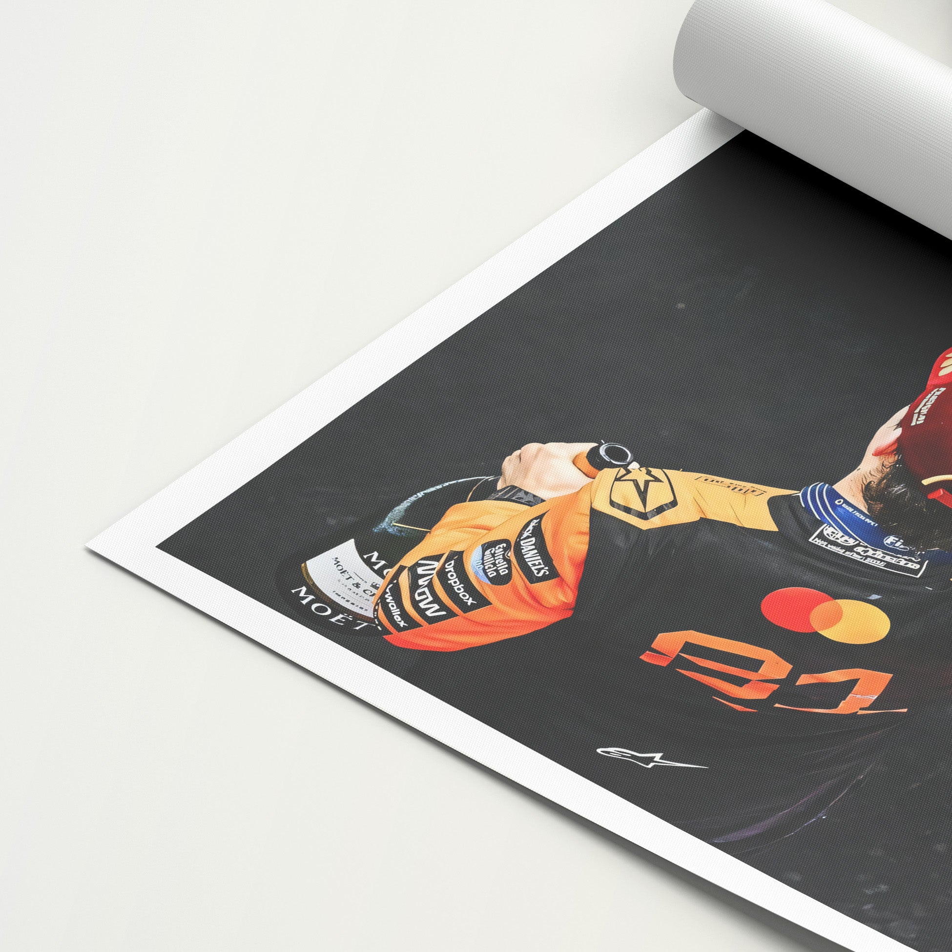 Oscar Piastri 'Trophy' Canvas