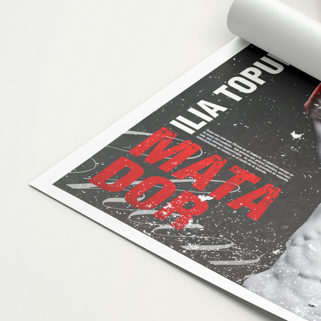 Ilia Topuria 'Red' Canvas