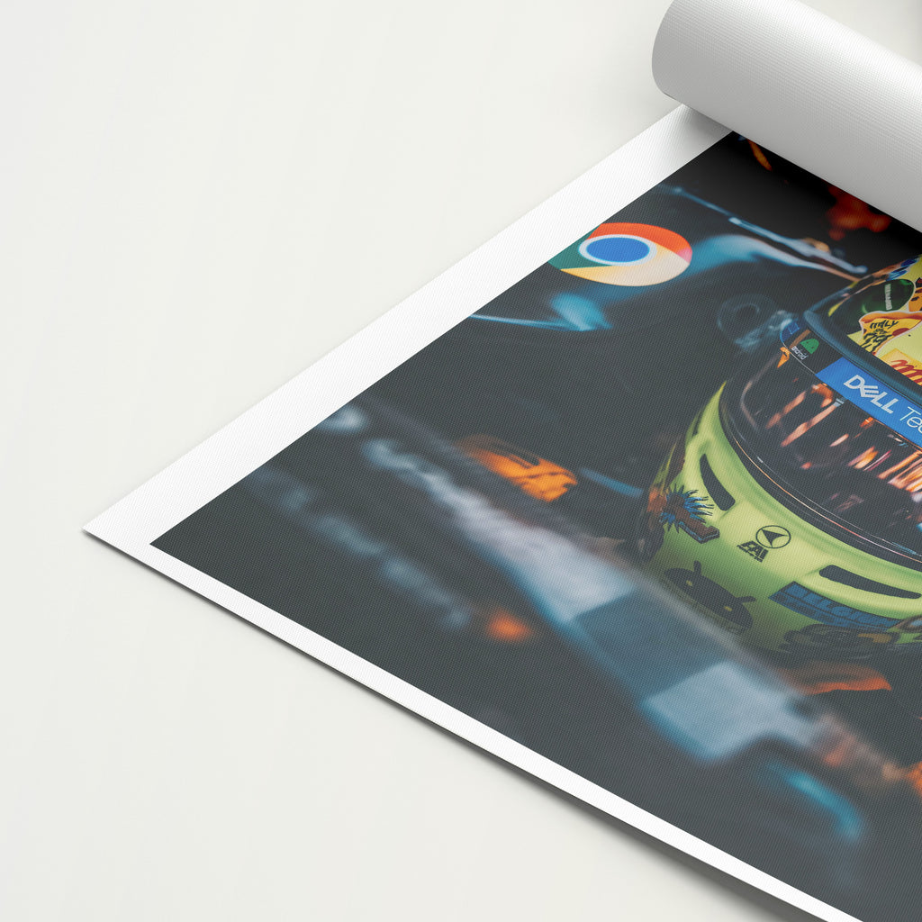 Lando Norris '100th Race' Canvas