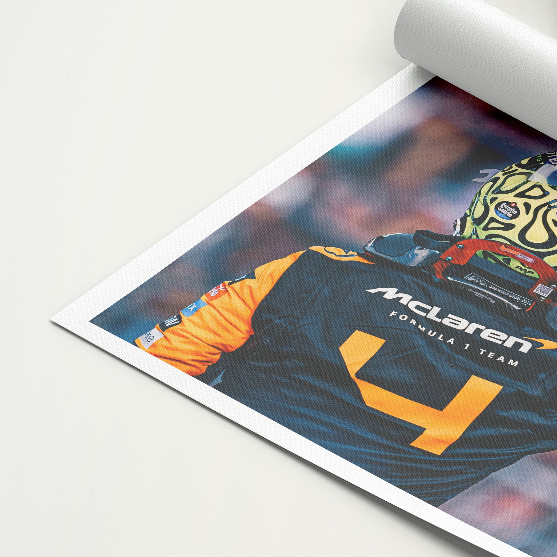 Lando Norris '4' Canvas