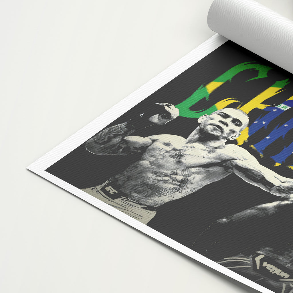 Alex Pereira 'Brazil' Canvas