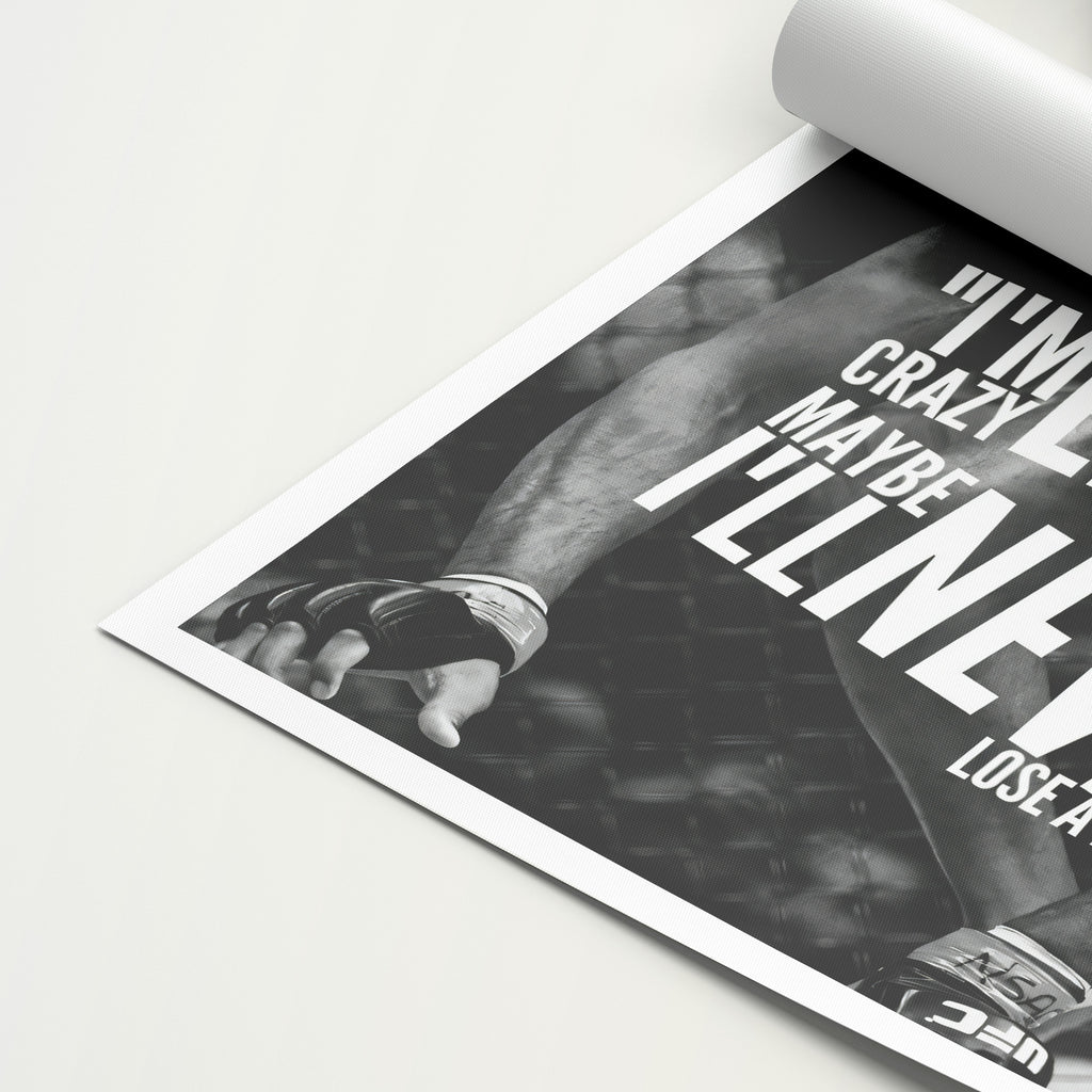 Jon Jones 'Crazy' Canvas